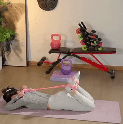 FoxFlex™ :Yoga Pedal Puller Resistance Band Fitness Equipment