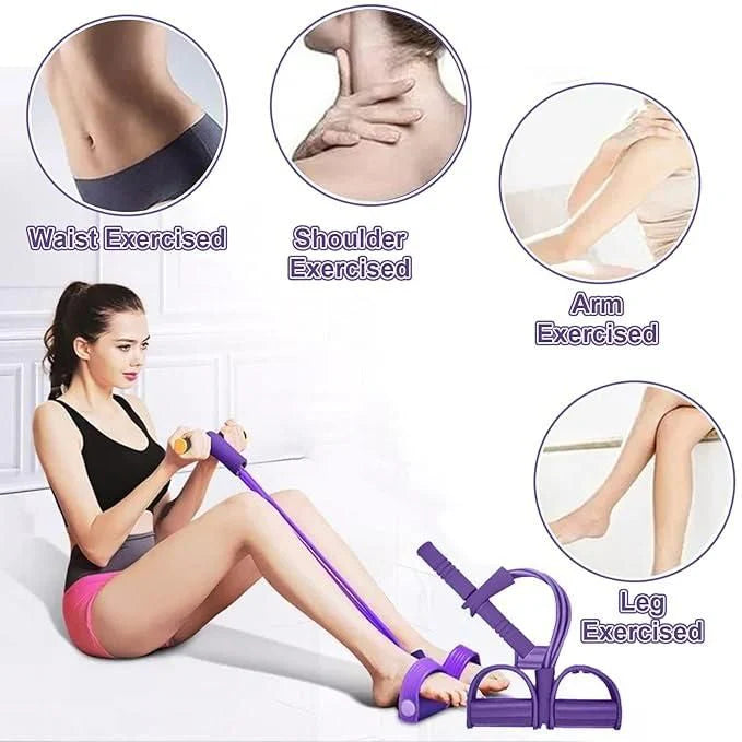 FoxFlex™ :Yoga Pedal Puller Resistance Band Fitness Equipment