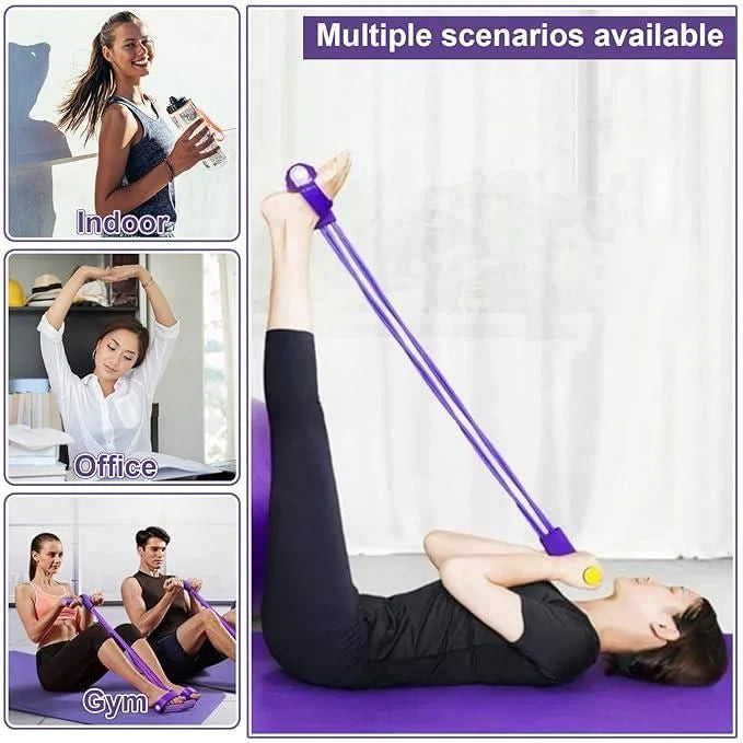 FoxFlex™ :Yoga Pedal Puller Resistance Band Fitness Equipment