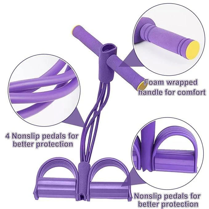 FoxFlex™ :Yoga Pedal Puller Resistance Band Fitness Equipment