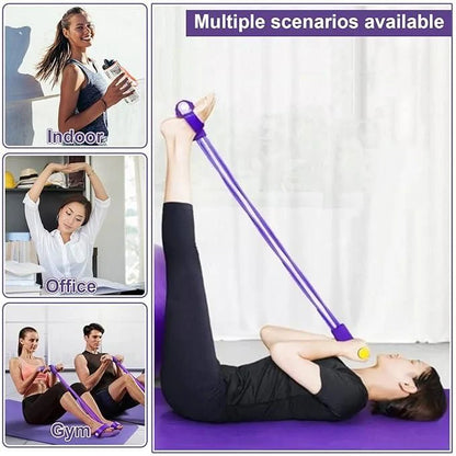 FoxFlex™ :Yoga Pedal Puller Resistance Band Fitness Equipment