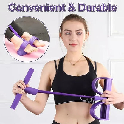 FoxFlex™ :Yoga Pedal Puller Resistance Band Fitness Equipment