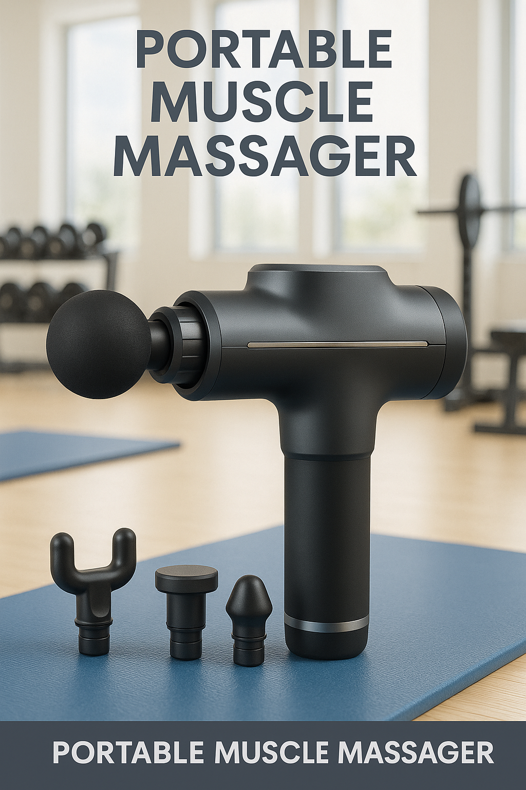 Portable Gun Shaped Muscle Massager