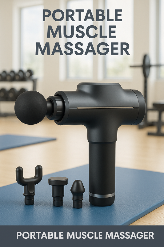 Portable Gun Shaped Muscle Massager